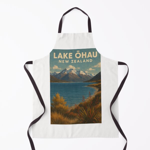 Item preview, Lake Ōhau New Zealand Foreshore and Mountains designed and sold by Places On Earth.