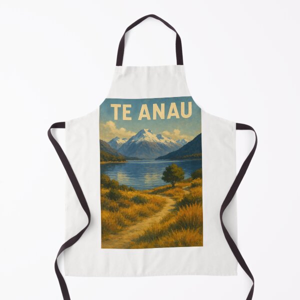 Item preview, Te Anau New Zealand Lakeside Path and Peaks designed and sold by Places On Earth.