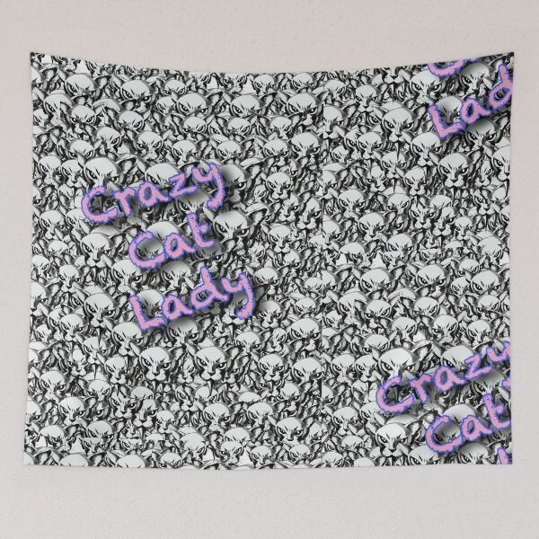 Item preview, Crazy cat lady, cats and cats  designed and sold by Glenbobagins.