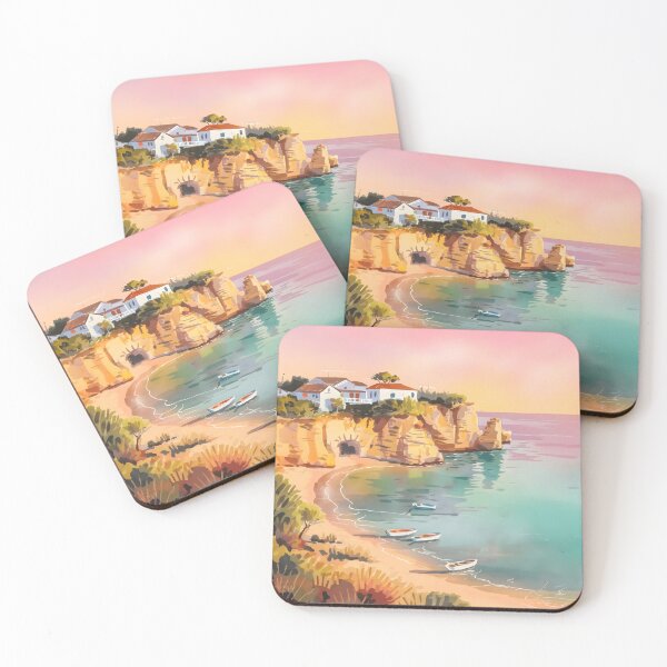 Item preview, Praia do Carvoeiro: Golden Cliffs of the Algarve designed and sold by LSVart.
