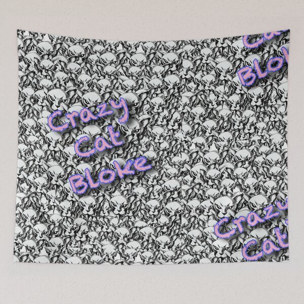 Item preview, Crazy cat Bloke, cats and cats  designed and sold by Glenbobagins.