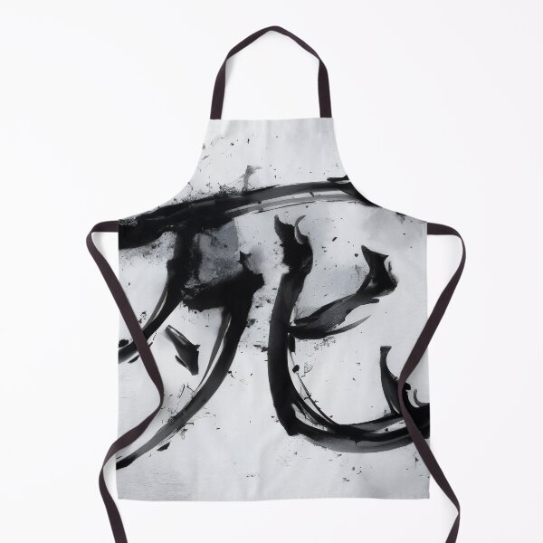 Item preview, Ink of Transience – Japanese Death Kanji Abstract designed and sold by PeakMind.