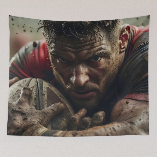 Item preview, Play Hard, Improve Harder; Rugby: The Game of Grit and Grace designed and sold by Creative-RE.
