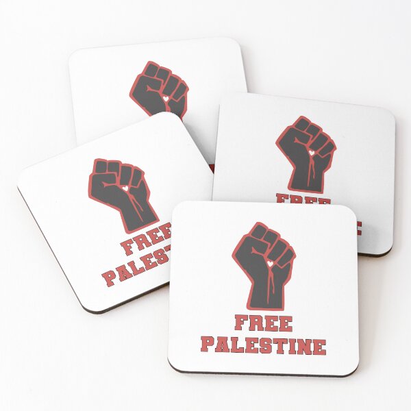 Item preview, FREE PALESTINE Heart Fist | Free Palestine Love Symbol | STOP Genocide designed and sold by Amazing Arts Designs.