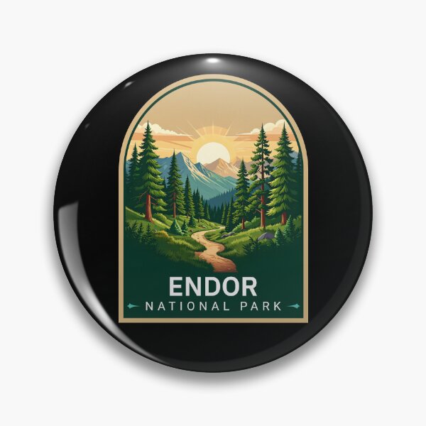 Item preview, Endor National Park Sticker designed and sold by TulipaGraphics.