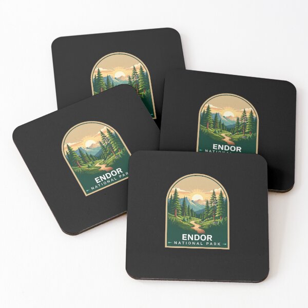 Item preview, Endor National Park Sticker designed and sold by TulipaGraphics.