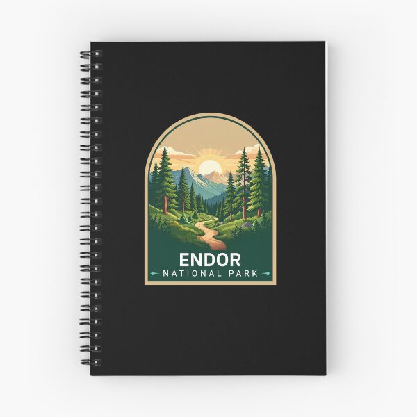 Item preview, Endor National Park Sticker designed and sold by TulipaGraphics.