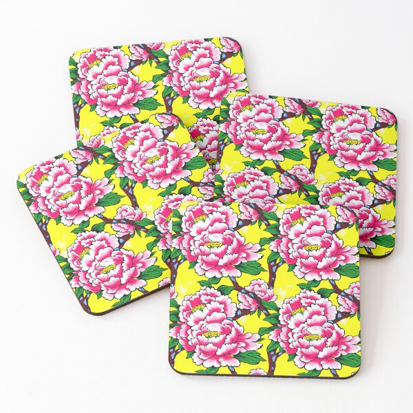 Item preview, Botanical Peony Toile — Romantic Pattern designed and sold by HEADMADE-TV.