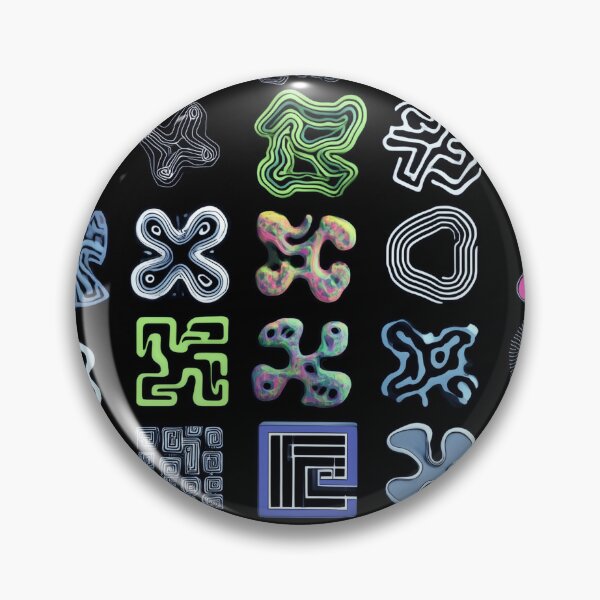 Item preview, Geometric Maze Collection - Abstract Symbol Grid designed and sold by djovan.