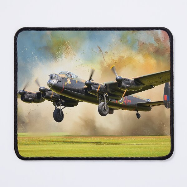 Item preview, Lancaster Bomber Watercolour Splash designed and sold by Skyframe Aviation.