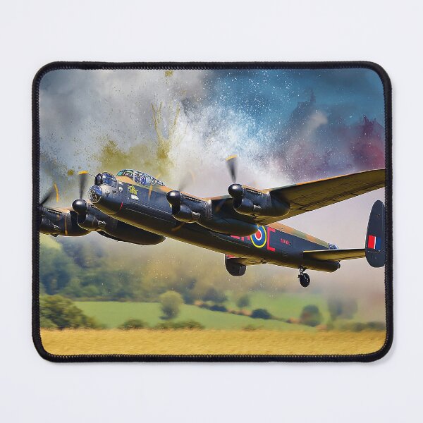 Item preview, Lancaster Bomber Watercolour Splash designed and sold by Skyframe Aviation.
