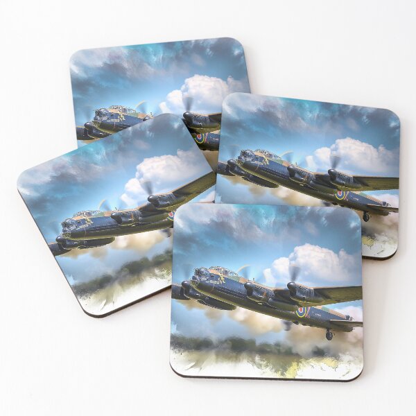 Item preview, Lancaster Bomber Watercolour Splash designed and sold by Skyframe Aviation.