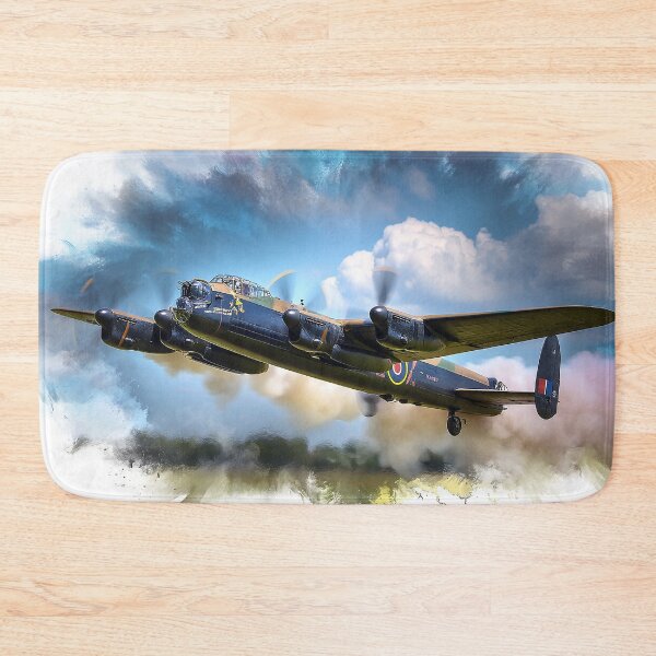 Item preview, Lancaster Bomber Watercolour Splash designed and sold by Skyframe Aviation.