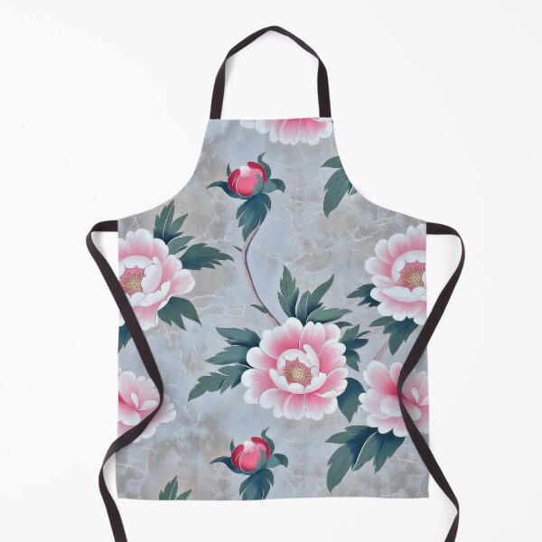 Item preview, Peony French Toile — Vintage Floral Sketch designed and sold by HEADMADE-TV.