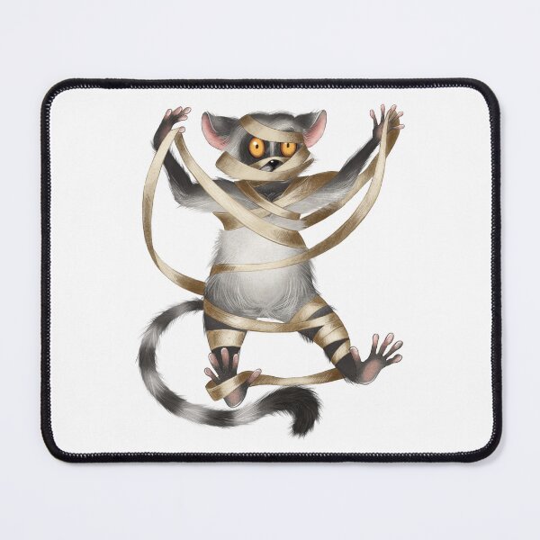 Item preview, Lemur caught in playful ribbon mess during a lively afternoon at home with family designed and sold by Ms. Iryna.