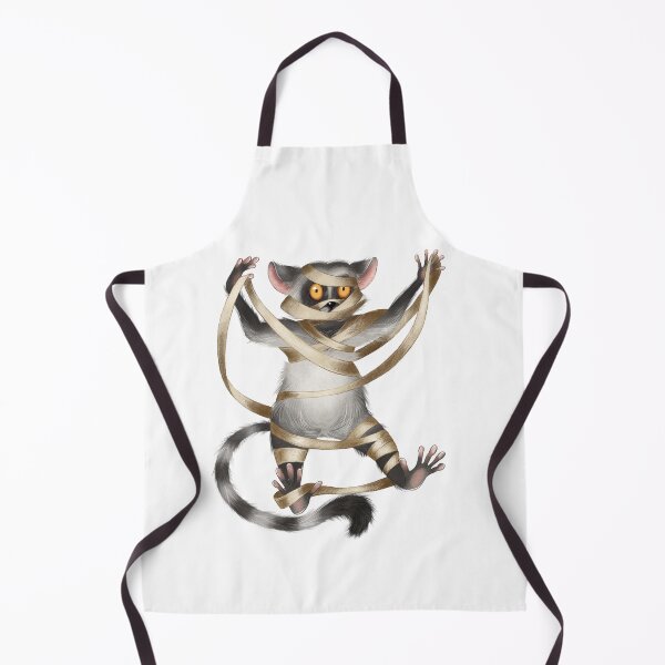Item preview, Lemur caught in playful ribbon mess during a lively afternoon at home with family designed and sold by Ms. Iryna.