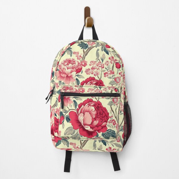 Item preview, Elegant Peony Toile — Vintage Floral Sketch designed and sold by HEADMADE-TV.