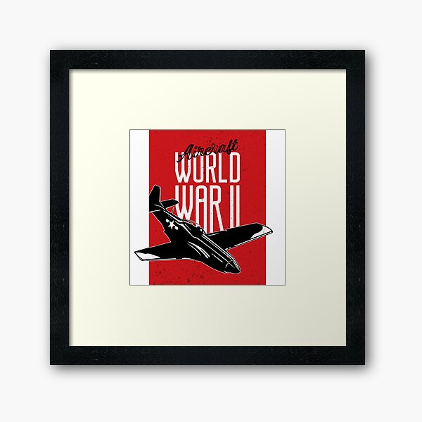 Vista previa del artículo con la obra «Caza de Warcraft de la Segunda Guerra Mundial», diseñado y vendido por DesigOnex.