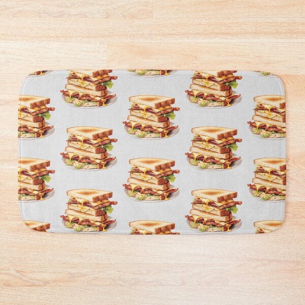 Item preview, Toasted Bacon and Cheese Club Sandwich designed and sold by Alicia Chee.