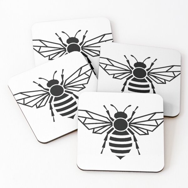 Item preview, Square Cartoon Bee designed and sold by Phanteom.