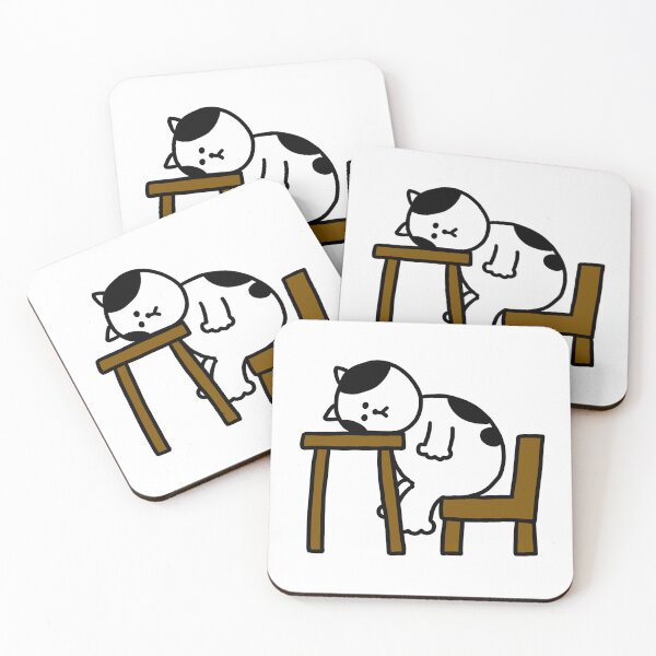 Artikelvorschau, eine Katze auf dem Schreibtisch und dem Stuhl entworfen und verkauft von superbaechoo.