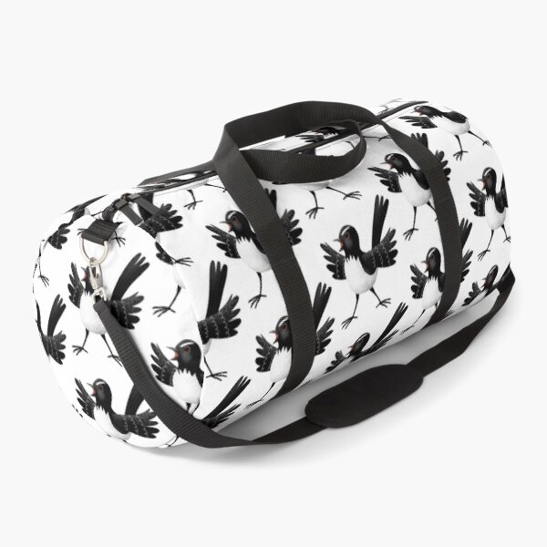 Item preview, Australian Willy Wagtail cartoon illustration designed and sold by FrogFactory.