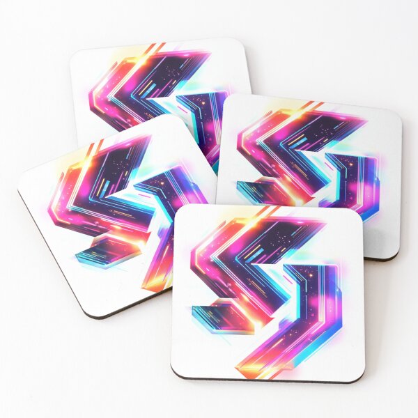 Item preview, Cyberpunk Neon Logo – Futuristic Glitch Techwear Design designed and sold by TeutaDesings.