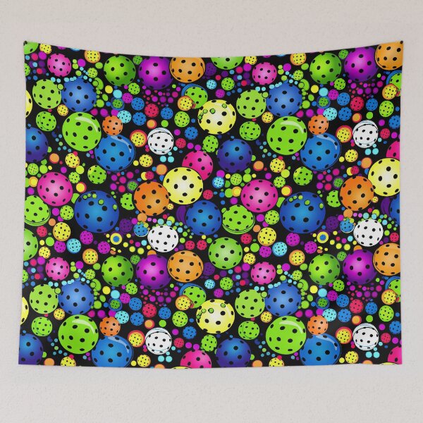Item preview, Vibrant assortment of pickleballs designed and sold by EvieWoj.