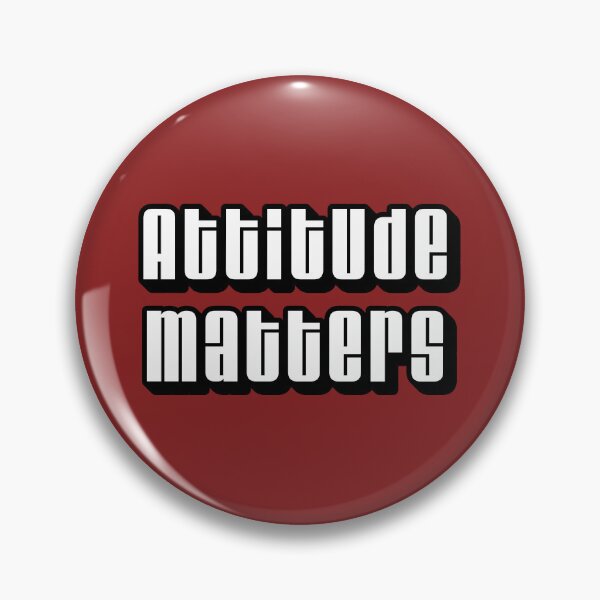 Item preview, Attitude Matters Bold Typography Design designed and sold by trepiu.