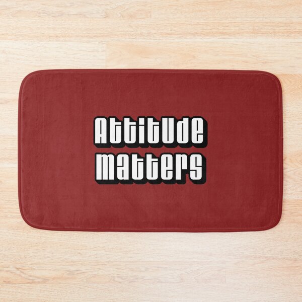 Item preview, Attitude Matters Bold Typography Design designed and sold by trepiu.