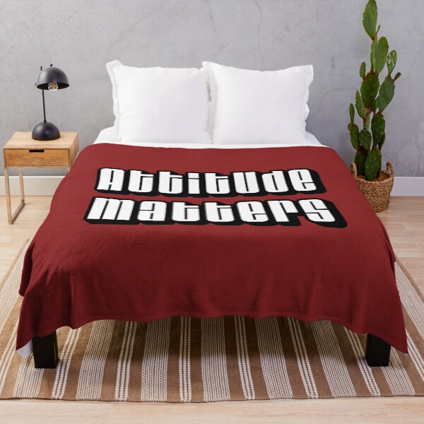 Item preview, Attitude Matters Bold Typography Design designed and sold by trepiu.