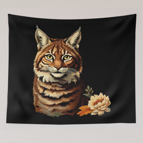 Item preview, Warm-Colored Lynx Portrait | Autumn Colors designed and sold by UnhingedBird.