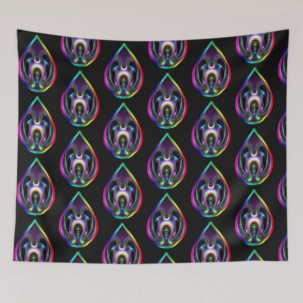 Item preview, psychedelic raindrop designed and sold by Ratatatts.