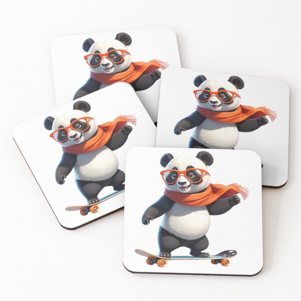 Item preview, Cool Skateboarding Panda designed and sold by DaniArtDesign81.