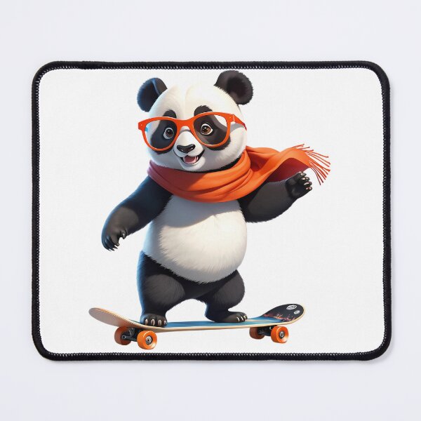 Item preview, Cool Skateboarding Panda designed and sold by DaniArtDesign81.