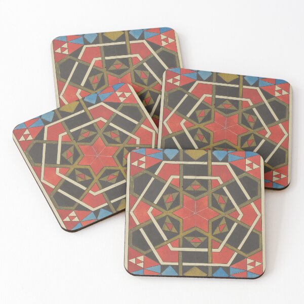 Item preview, Red Arabesque designed and sold by 19th Century in Color.