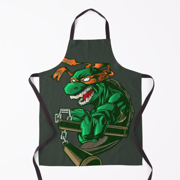 Item preview, Ninja Turtle with Nunchaku Fighting Pose Color Version designed and sold by fifou96.