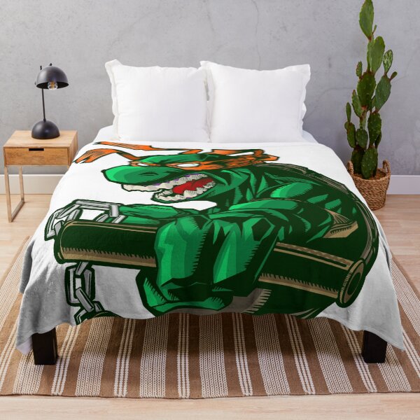 Item preview, Ninja Turtle with Nunchaku Fighting Pose Color Version designed and sold by fifou96.