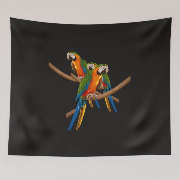 Item preview, Parrot, cute parrots on a branch designed and sold by Hope-it-fits.