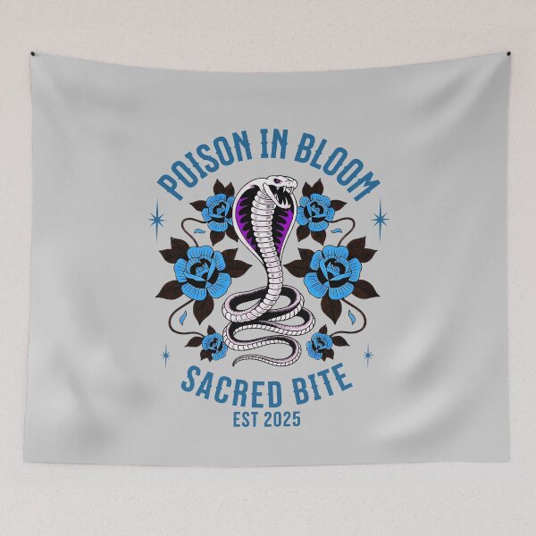 Item preview, POISON IN BLOOM - SACRED BITE - COBRA IN ROSES designed and sold by justyna-s28.