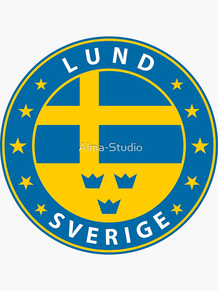 "Lund, Lund Sweden, Lund sticker, City of Sweden" Sticker for Sale by