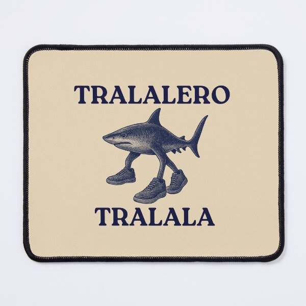 Item preview, Tralalero Tralala Funny Shark Meme designed and sold by VerdePlantTees.