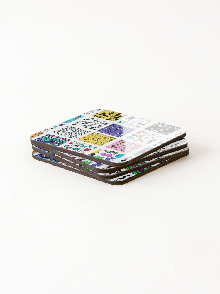 Thumbnail 4 of 5, Coasters (Set of 4), Abstract Pattern Universe - Creative Design Collection designed and sold by djovan.