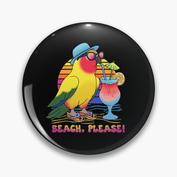Item preview, Summer Sun conure beach please designed and sold by FandomizedRose.