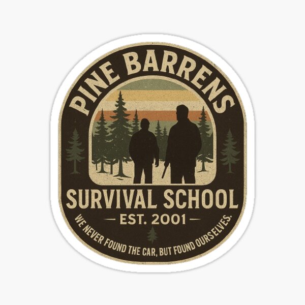 Item preview, Pine Barrens Survival School – Wilderness Adventure Retro T-Shirt designed and sold by LAS-PRINTS.