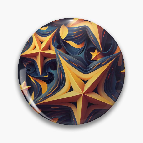 Item preview, Cosmic Glow: Abstract Golden Starfall designed and sold by ShadowAndSlate.
