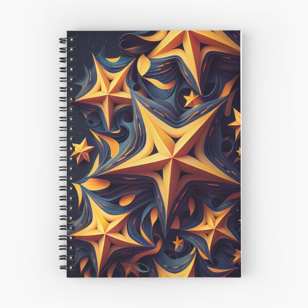 Item preview, Cosmic Glow: Abstract Golden Starfall designed and sold by ShadowAndSlate.
