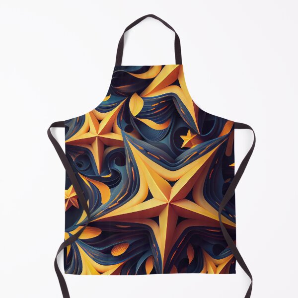 Item preview, Cosmic Glow: Abstract Golden Starfall designed and sold by ShadowAndSlate.