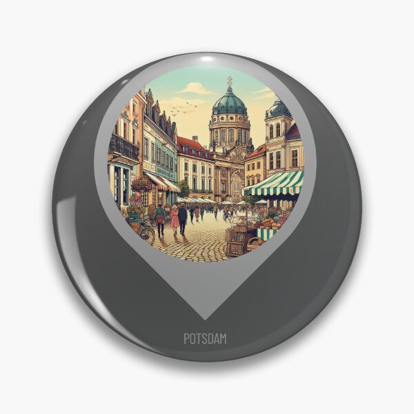 Item preview, Potsdam City 80s Style Photo - Retro Travel Art for City Lovers and Tourists - Perfect for Clothing & Accessories designed and sold by knalpot-design.