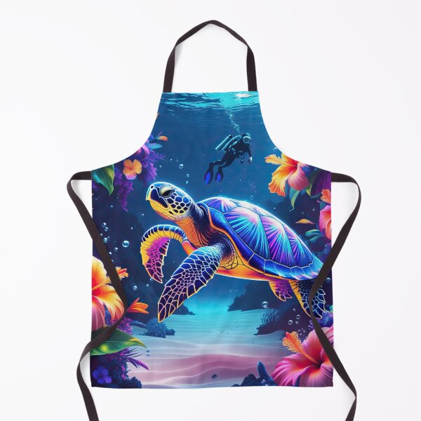 Item preview, Turtle under the ocean - Marine life designed and sold by TheArtistOf2022.